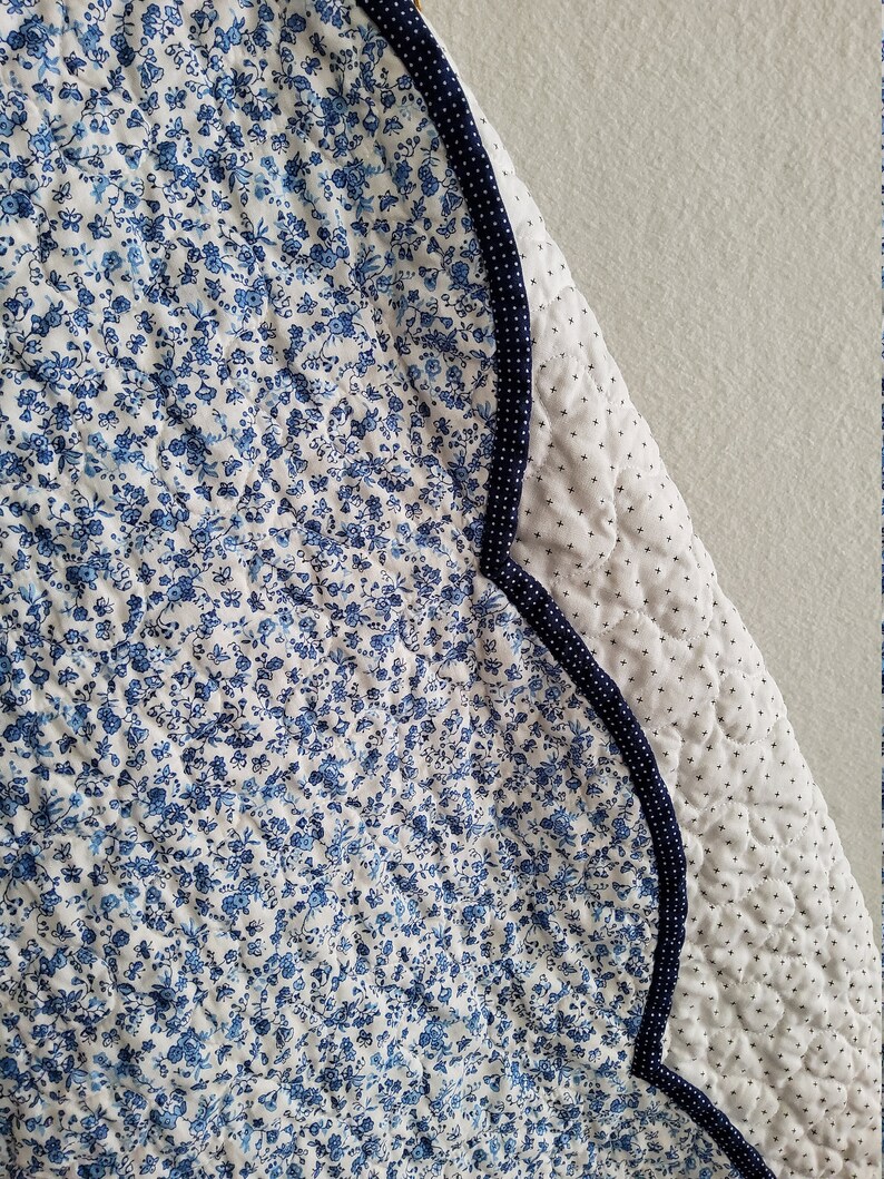Scalloped Edge Baby Girl Quilt for Sale Handmade Quilt Etsy