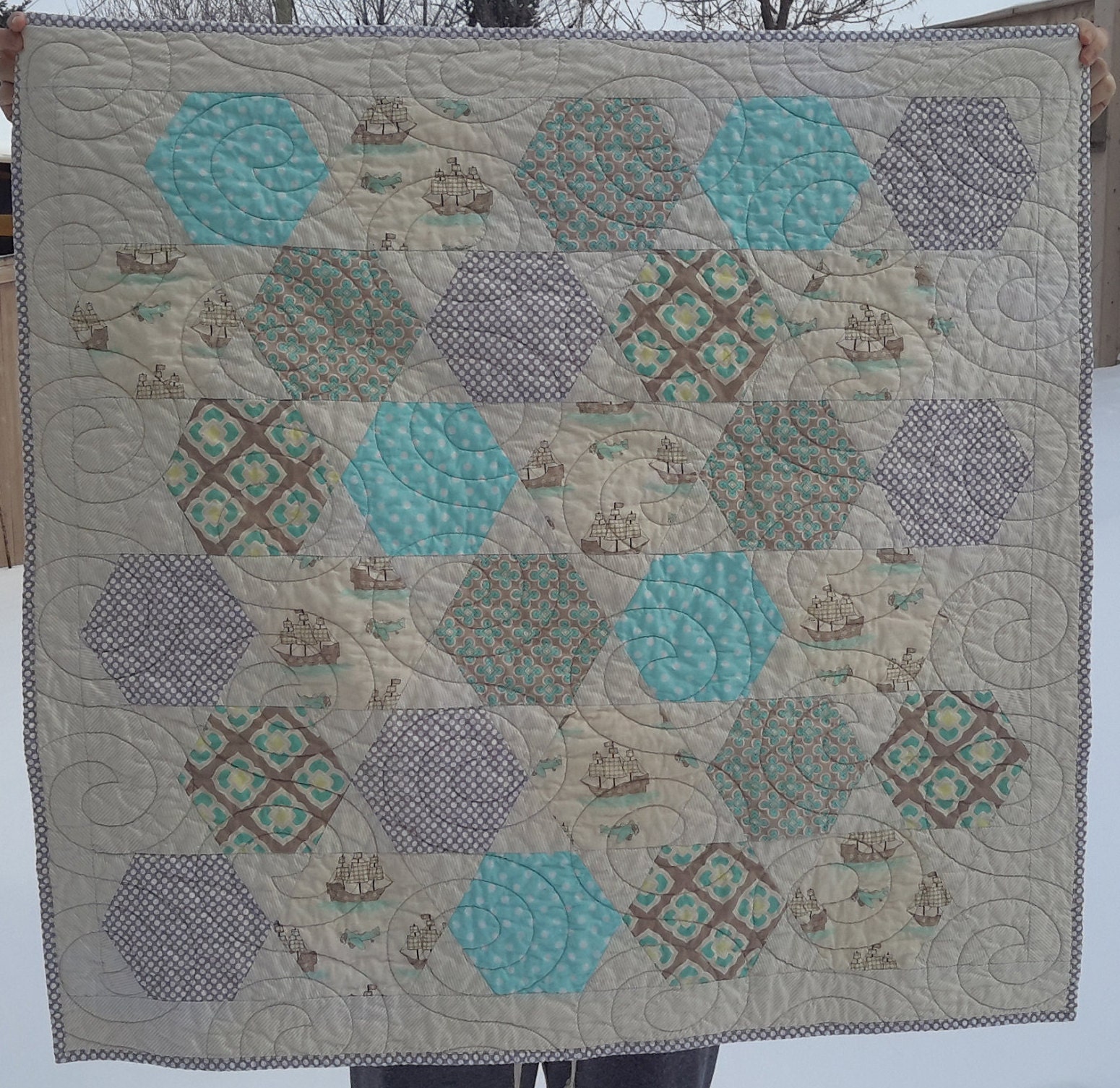 Baby Boy Quilt for Sale Handmade Baby Quilt Modern Etsy