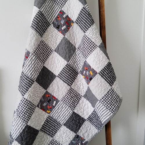 Baby Boy Quilt for Sale Handmade Patchwork Baby Quilt With Etsy