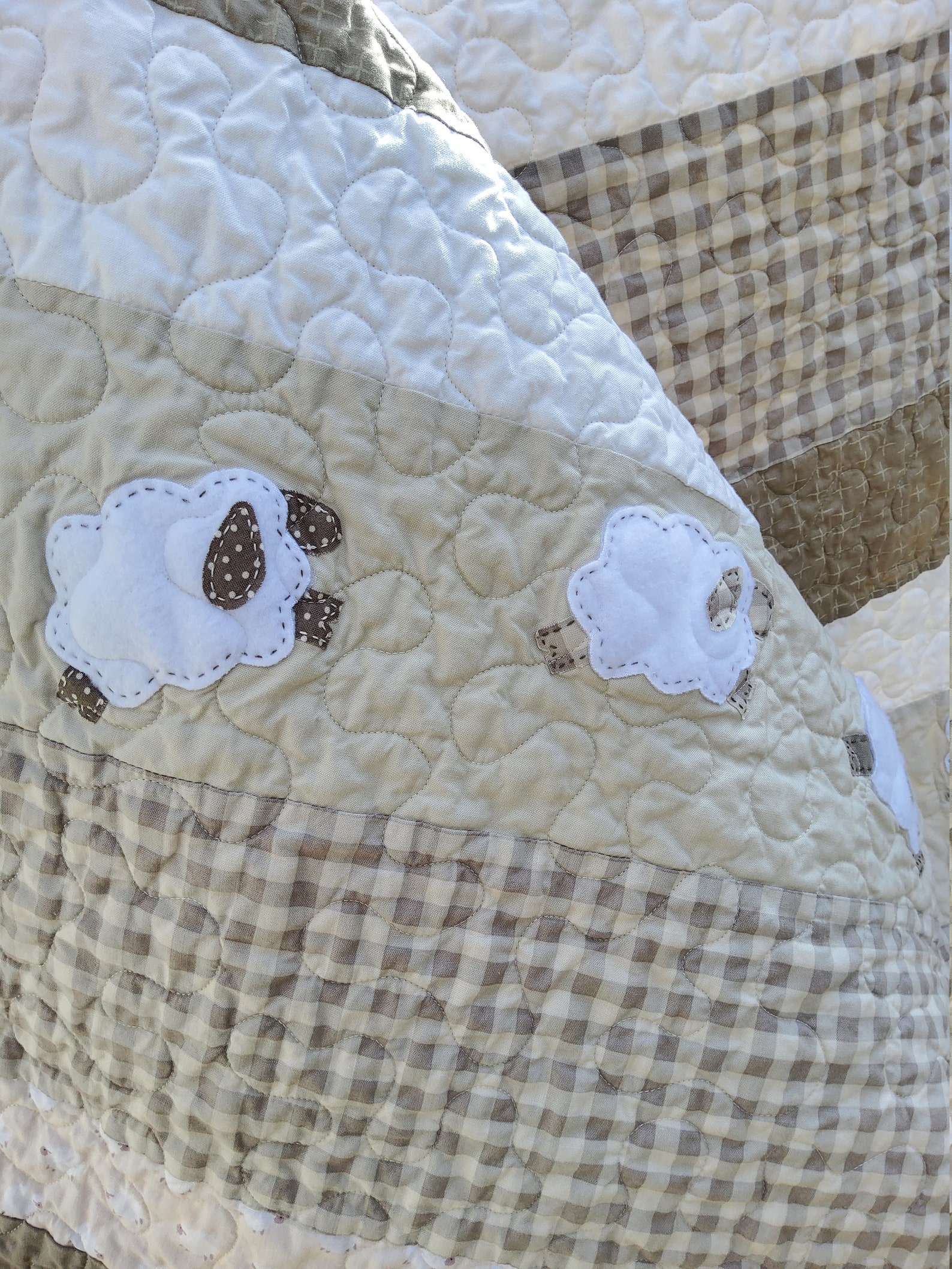 Neutral Baby Quilt for Sale Baby Quilt Handmade Neutral Etsy