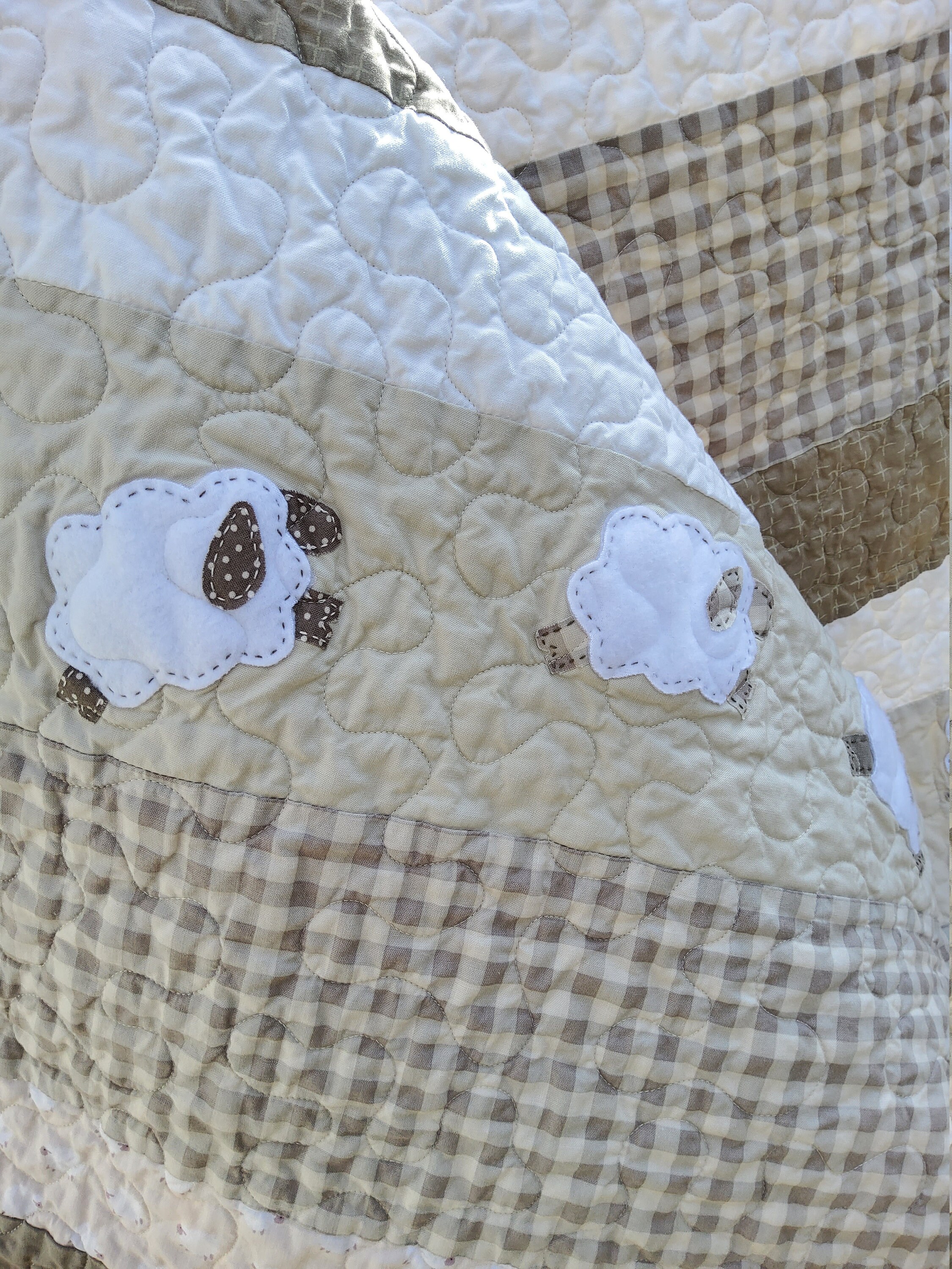 Neutral Baby Quilt for Sale Baby Quilt Handmade Neutral Etsy