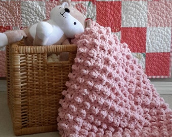 Crochet Baby Lovey Blanket Pattern: Fast & Easy Chunky Design (PDF Download) One skein