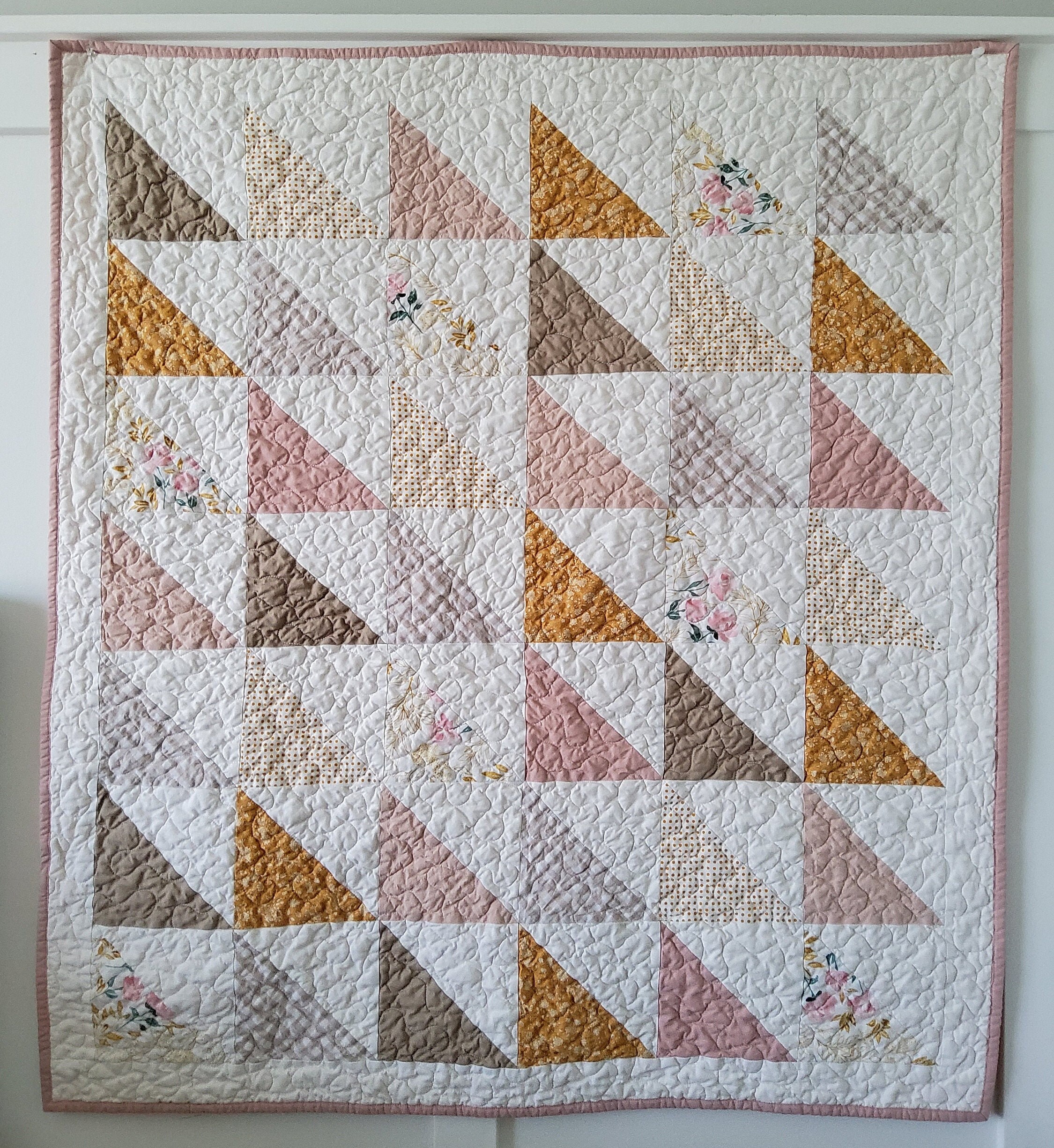 Baby Girl Quilt Handmade Baby Quilt for Sale Pink Baby Etsy Canada