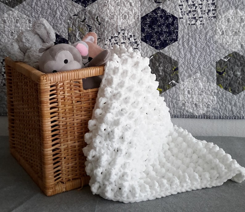 Easy Crochet Lovey Blanket Pattern Chunky Baby Blanket Lovey Etsy
