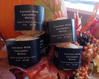 Coconut Milk, Cucumber, Melon Soap