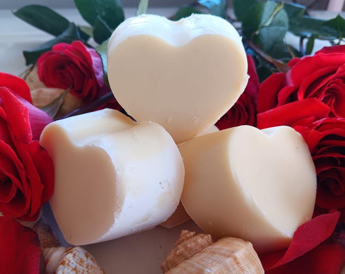 Heart Shaped Coconut Milk, Almond Oil, Shea Butter Baby Soap!