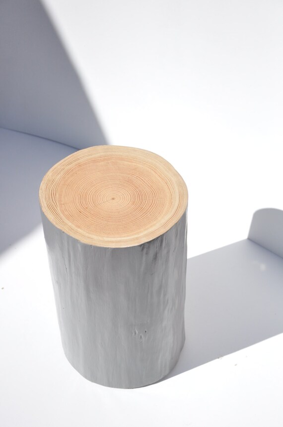 White log side table discount