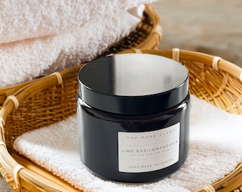 Large 3-Wick Soy Candle: Handmade in London, 12 Scents