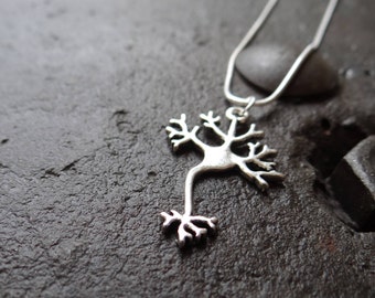 Neuron Halskette // Neuron // Geschenk für die Neurologie // Schmuck für die Wissenschaft //
