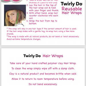 Twirly Do-The Reusable Hair Wrap Hair Accessories Fun Gift For Women Girls Birthday Valentine's Day Gift Gift for Her image 6