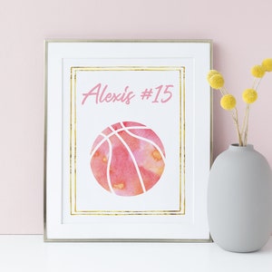 Girls basketball gifts, Basketball team signs, High school senior night awards, Teen room decorations, Basketball decor for girl bedroom