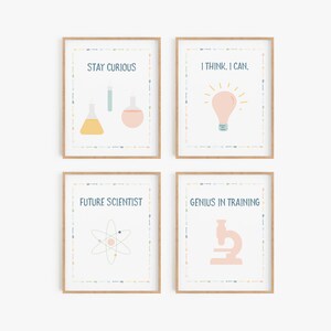Science classroom decor, Printable science posters, Science teacher wall art, Chemistry door decor, Elementary school class decorations