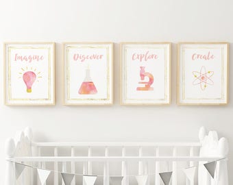 Future Scientist Poster Nursery Baby Scientist Baby Science Nursery ...