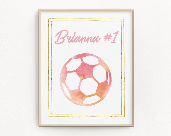 Soccer Player Gift Girls Locker Decor Senior Night Etsy