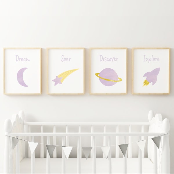 Space Themed Nursery Etsy