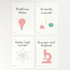 Science Valentines Day Card / Classroom Valentines / Printable ...