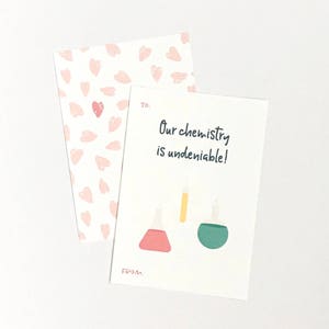 Science Valentine Card, Printable Valentines, Classroom Valentines, Kids Valentines for School ...