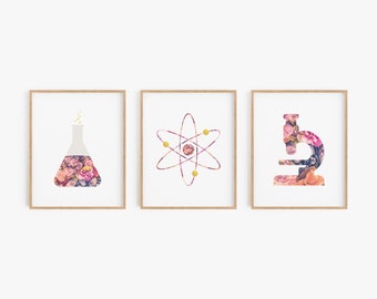 Science classroom decor, Science posters for classroom, Science decor, Science wall art, Chemistry decor, Science prints, Science room decor
