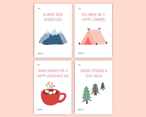 Last Minute Classroom Valentine Printables for Valentine's Day