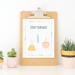 Science Classroom Decor / Printable Decorations DIY / School Wall Art ...