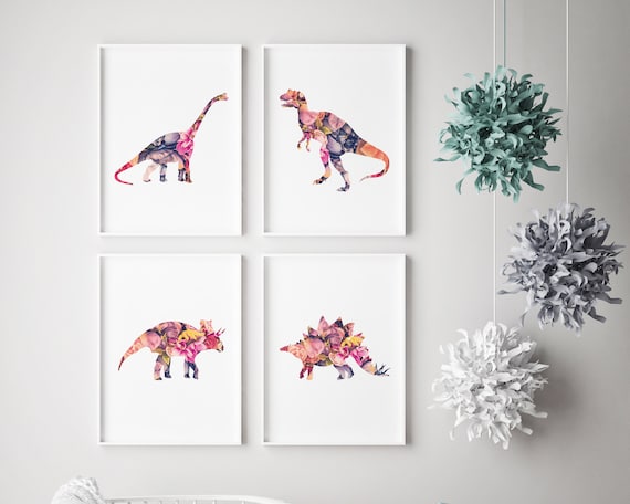 School Locker Decorations Cute Dinosaur Prints Diy Dorm Etsy