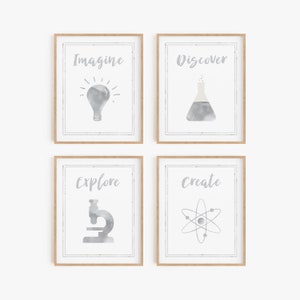 Educational posters, Homeschooling artwork, Science art prints, School room printable wall art, Homeschool decor, Back to school decorations