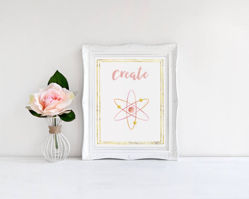 Girl Science Party Decorations Science Theme Child Room Etsy