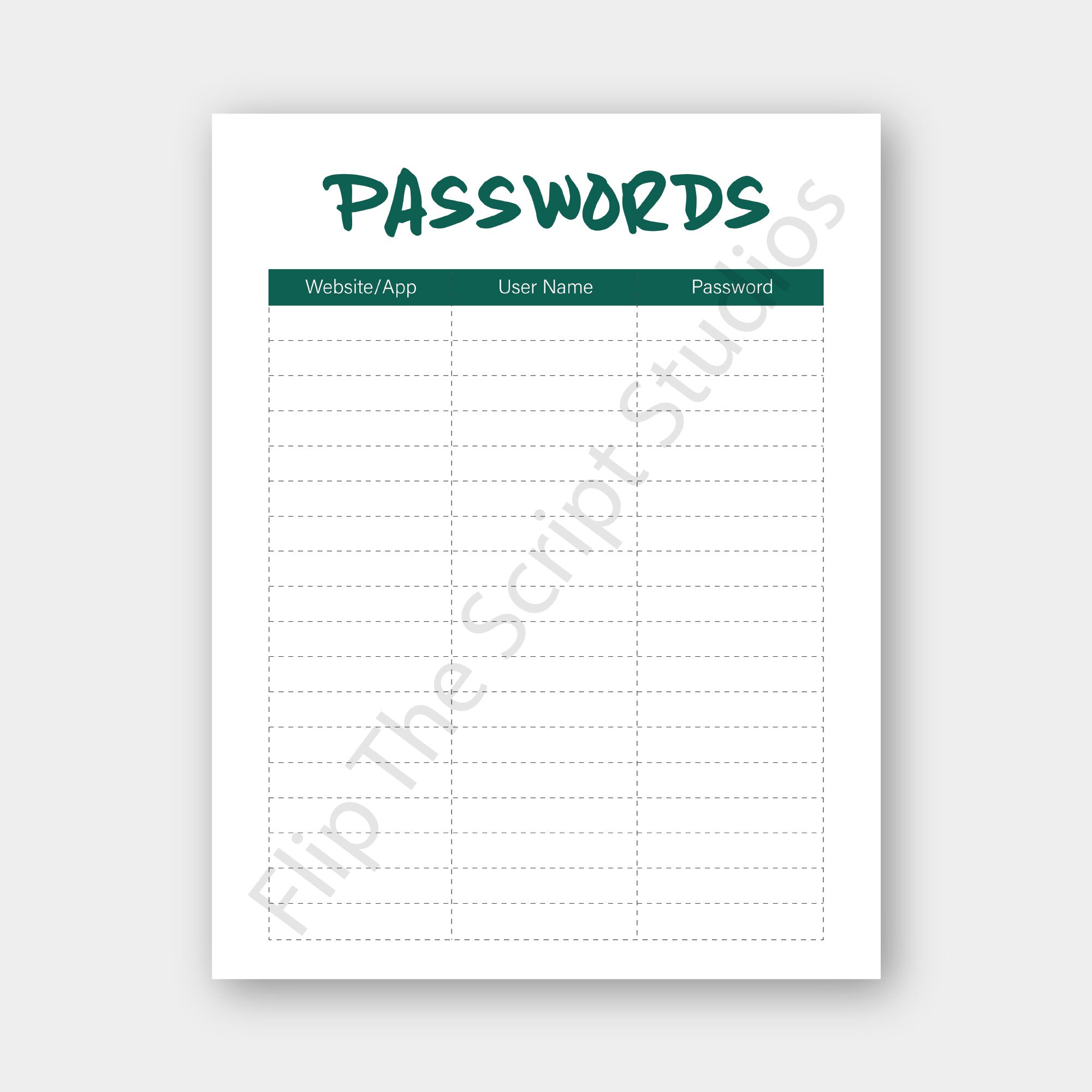Minimalist Planner Printable Planner Pages Weekly Schedule - Etsy