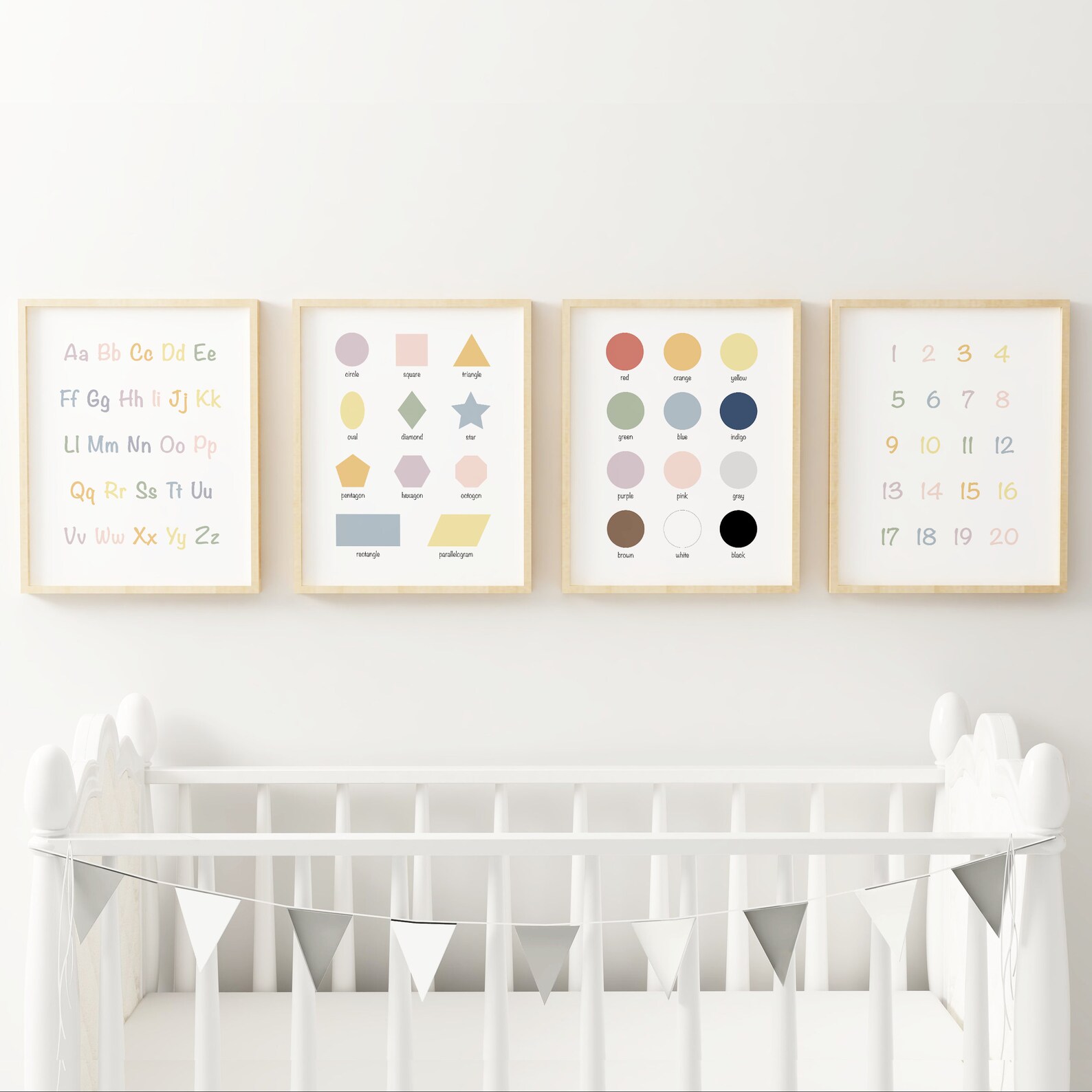 Preschool Posters Montessori Classroom Wall Art Teaching Etsy