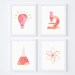 Science Themed Nursery Homeschool Printable Art Kids Room - Etsy