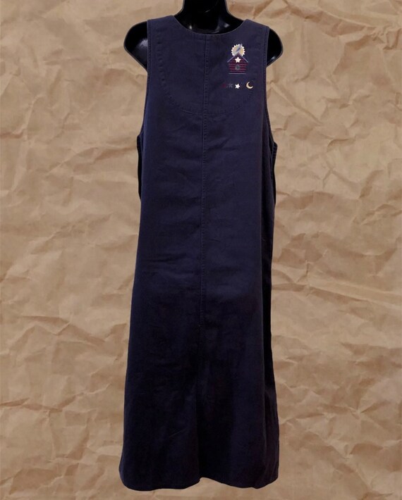 Vintage Christopher & Banks Dark Blue Cotton Deni… - image 7