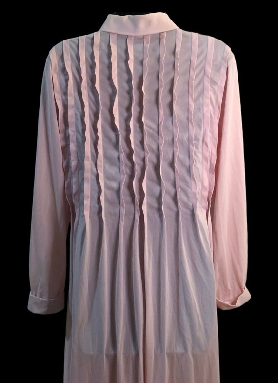 Vintage Vanity Fair Light Rose Pink Ruffle Detail… - image 6