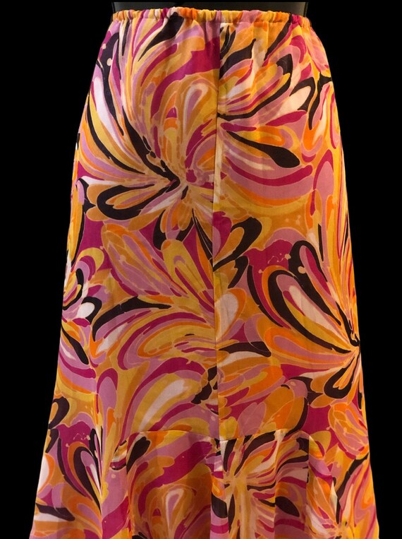 Vintage Sunny Leigh Pink Orange Yellow Multicolor… - image 2