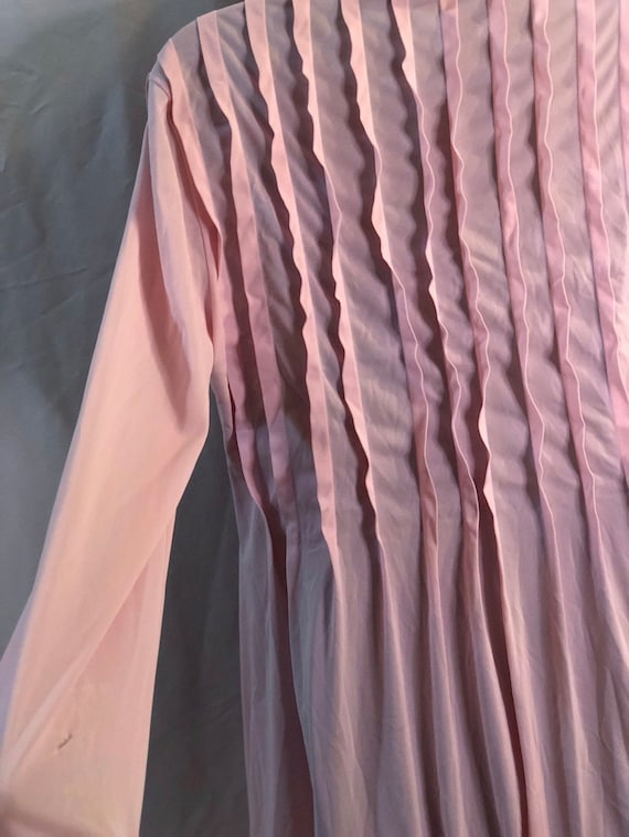 Vintage Vanity Fair Light Rose Pink Ruffle Detail… - image 10
