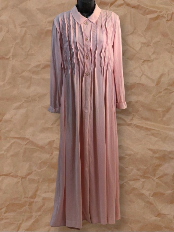 Vintage Vanity Fair Light Rose Pink Ruffle Detail… - image 2