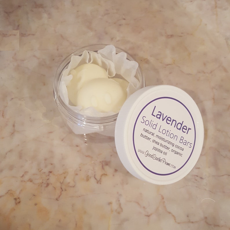 Solid Lotion Bar Zero Waste Skin Care Cocoa Butter Massage Etsy