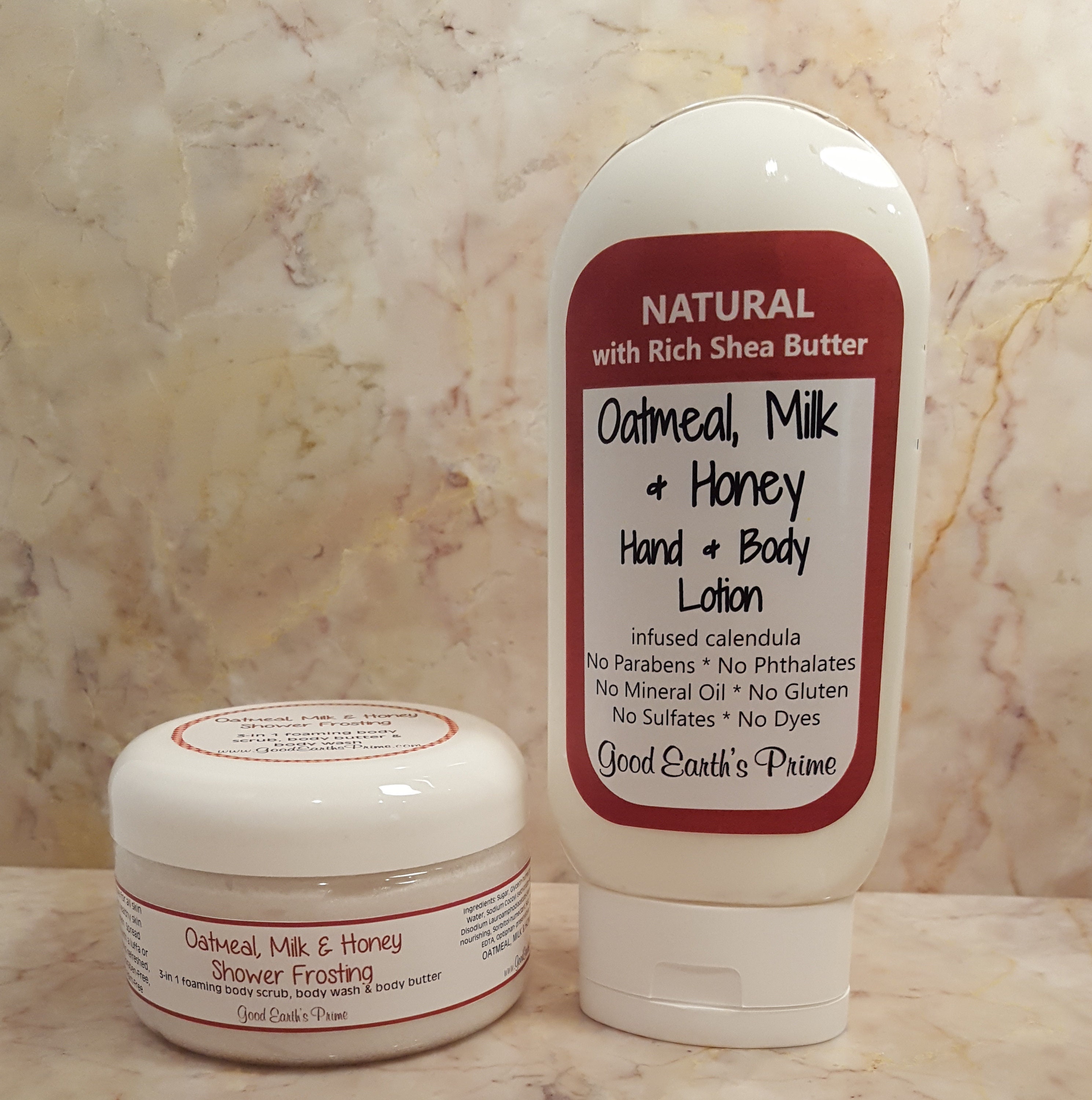 Oatmeal Milk and Honey Hand Lotion Rich Shea Butter Natural Etsy