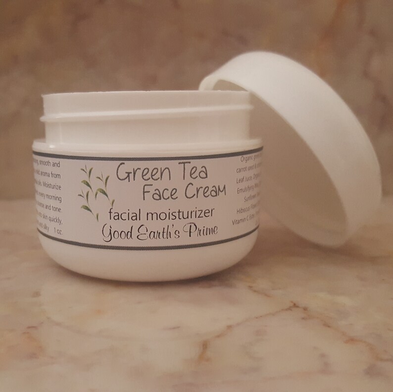 Organic Anti aging Green Tea Facial Cream Rosehip Cream Etsy