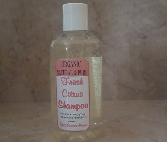 Organic Shampoo Vegan Shampoo Ph Balanced Shampoo Fresh Etsy
