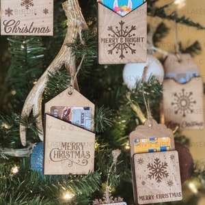 Kerstcadeaukaarthouder