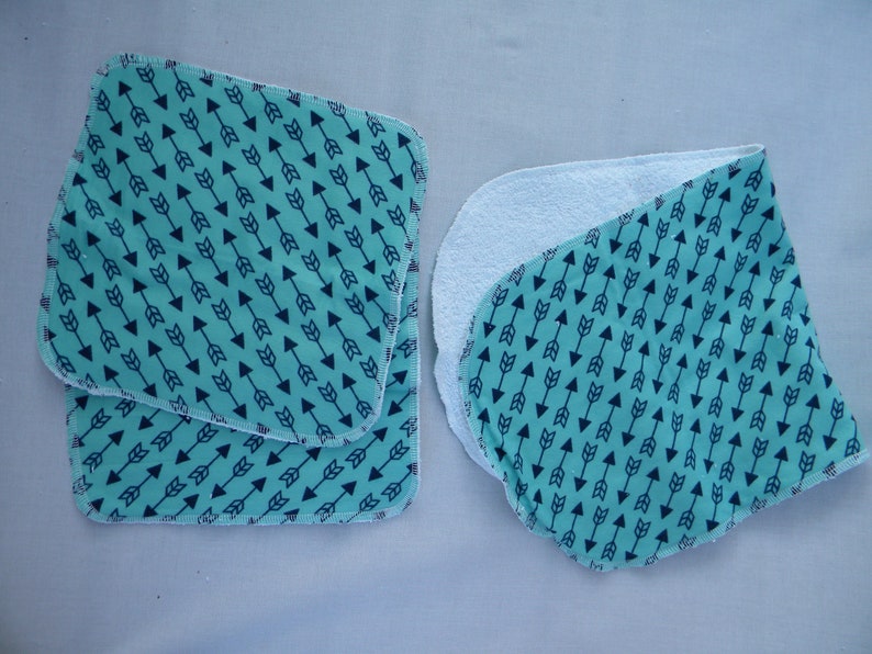 Flannel Baby Blanket and Burp Cloth Set Recieving Blanket Etsy