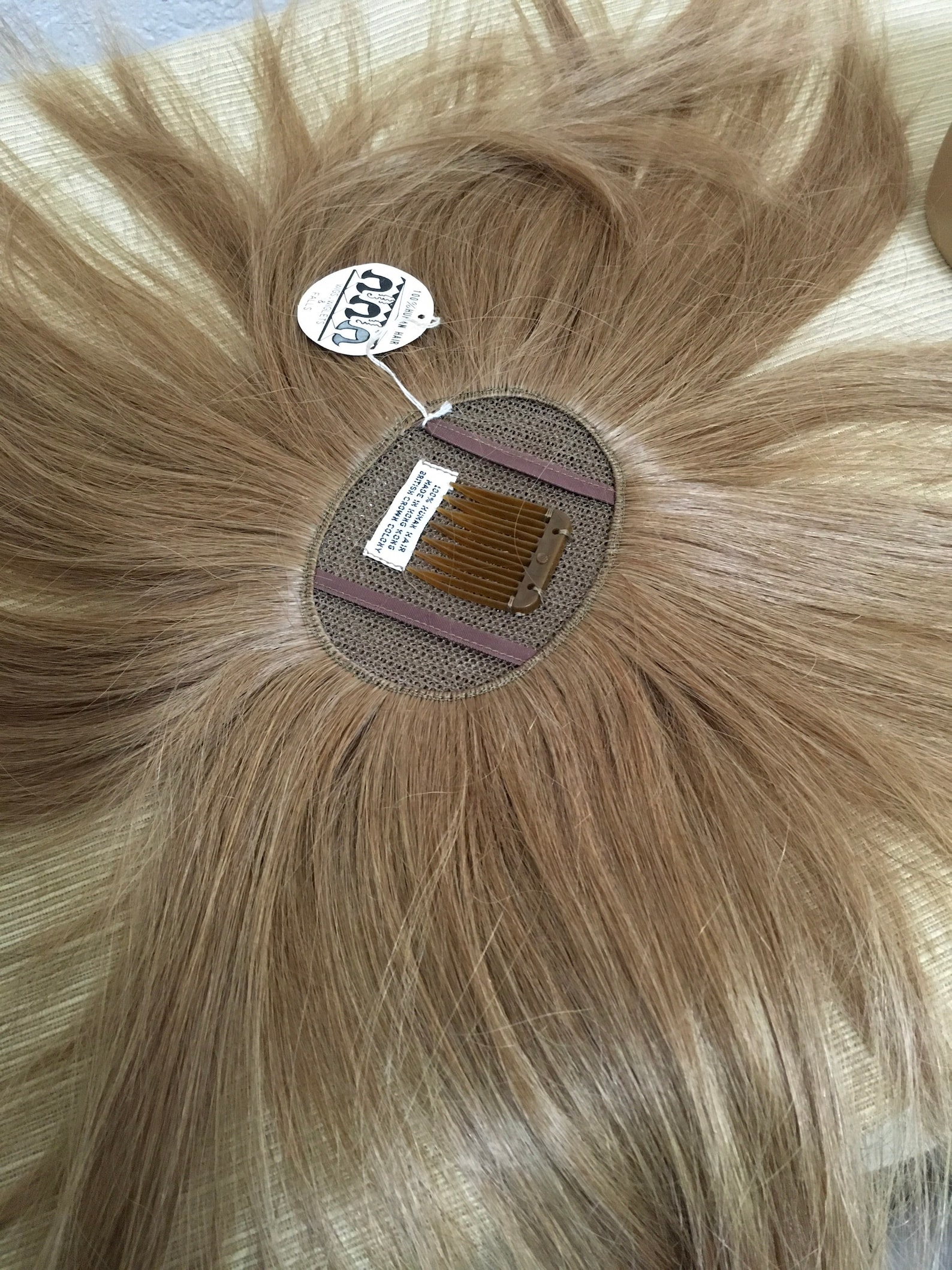 DYABLE Wiglet 100 Human Hair Blonde Topper Wig Extensions Etsy