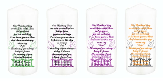 Personalised Memorial Remembrance Absence Candle A Butterfly Who Flew By Me med