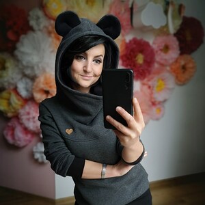 Mouse hoodie with ears outlet