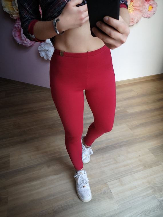 MEKO® Thermo Leggings mujer, leggings en rojo oscuro, cálidos leggings de  mujer Flauschy de la tienda meko -  España