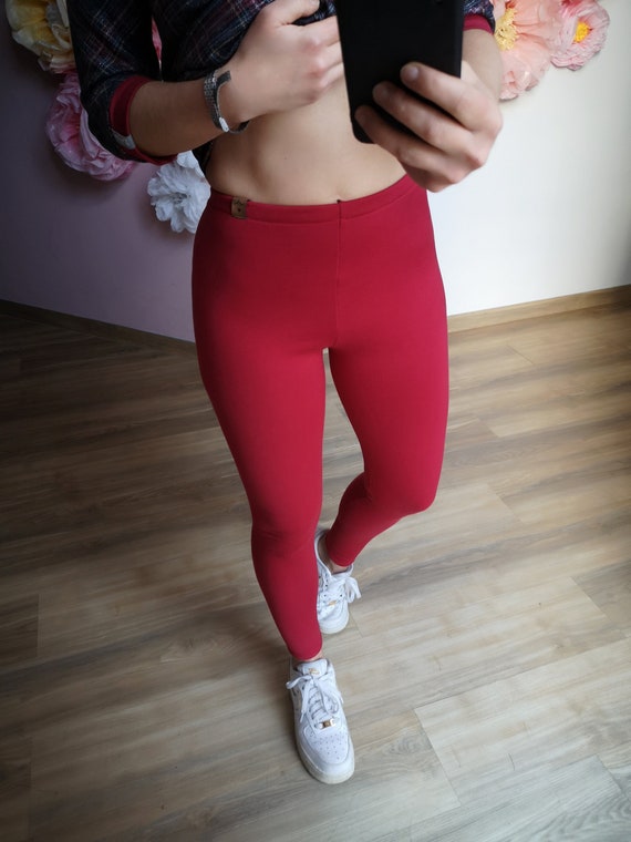 MEKO® Thermo Leggings mujer, leggings en rojo oscuro, cálidos leggings de  mujer Flauschy de la tienda meko -  España