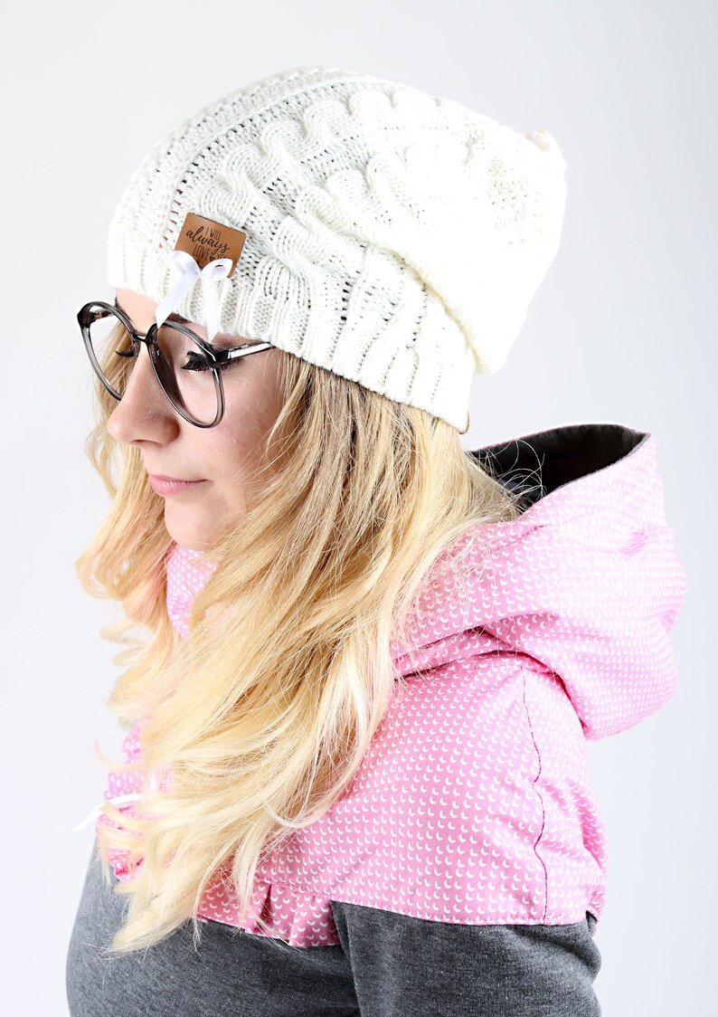 MEKO Beanie Women Wool Cap White