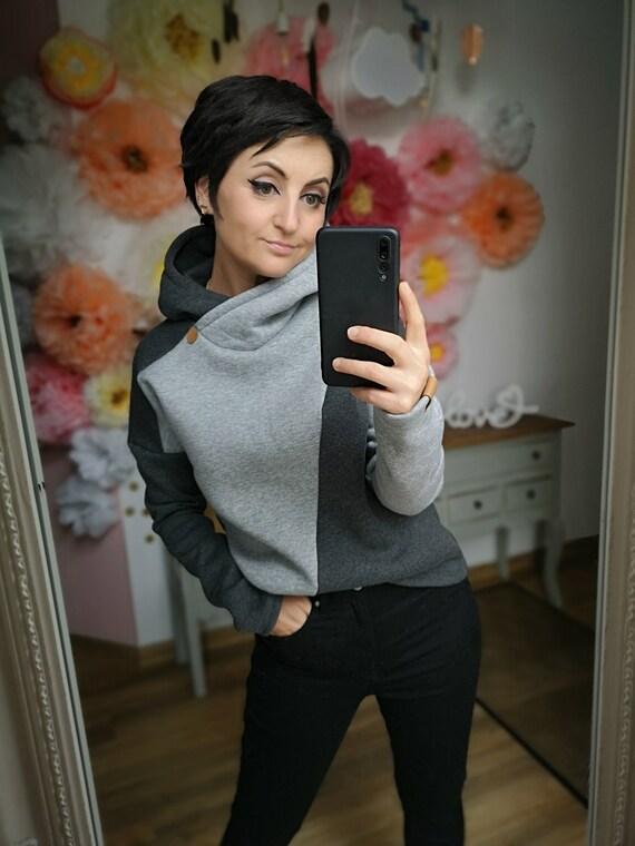 kapuzenpullover oversize damen