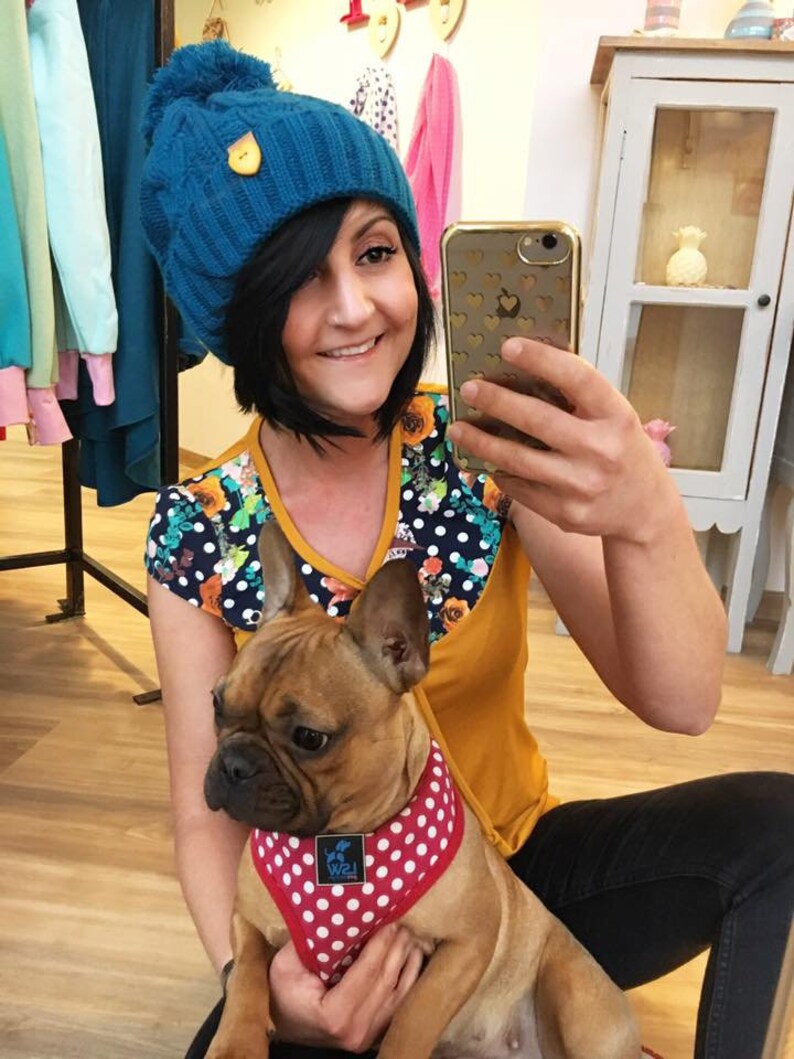MEKO Beanie Bommelm\u00fctze Petrol Cozy