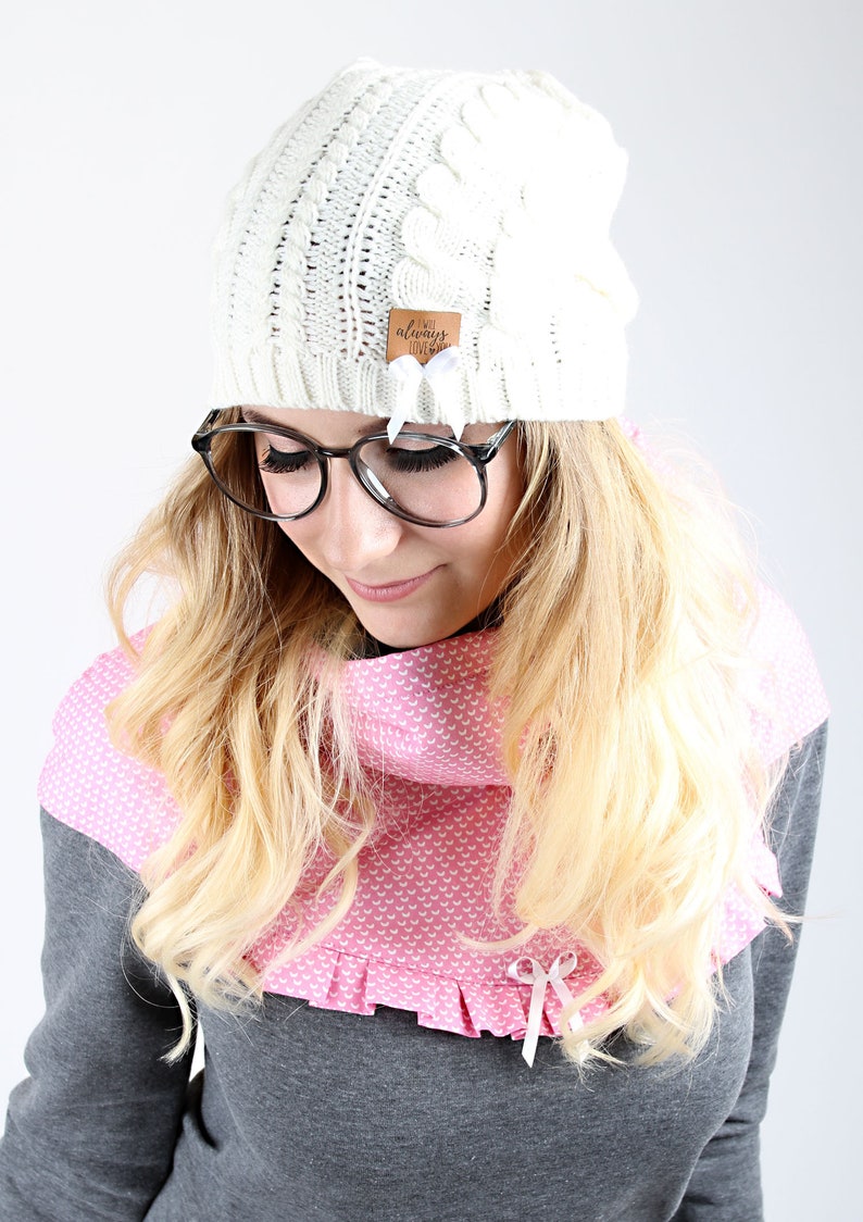 MEKO Beanie Women Wool Cap White